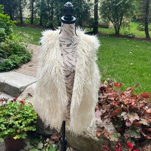 Fluffy vest